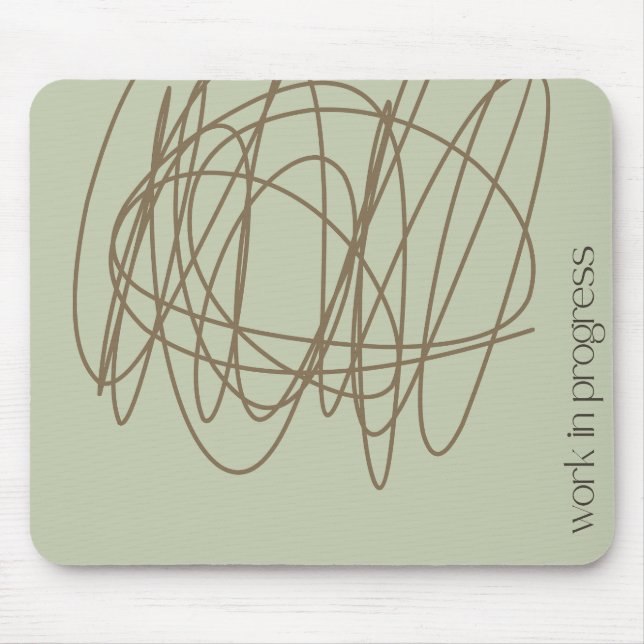 Tapis De Souris Scribble souris pad - c'est un travail en cours (Devant)