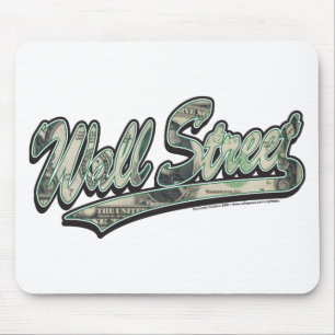 Tapis De Souris Script de baseball de Wall Street, haute finance