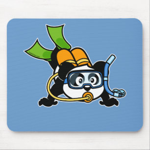 Tapis De Souris Scuba Panda