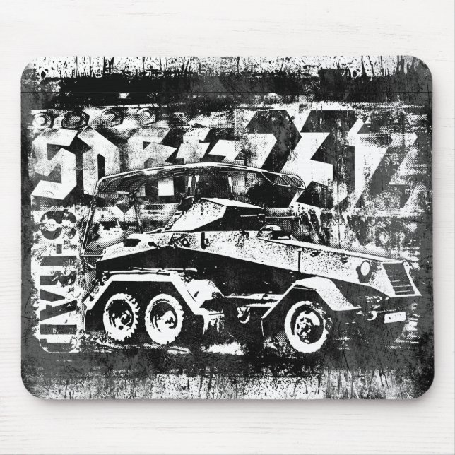 Tapis De Souris Sd.Kfz. 232 (6-Rad) Mousepad (Devant)