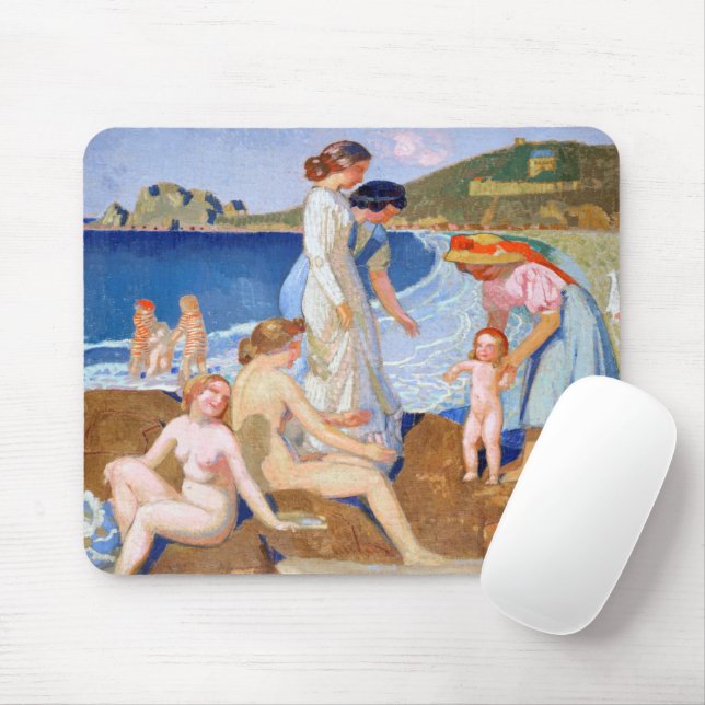 Tapis De Souris Sea Bathing, Maurice Denis (Avec souris)