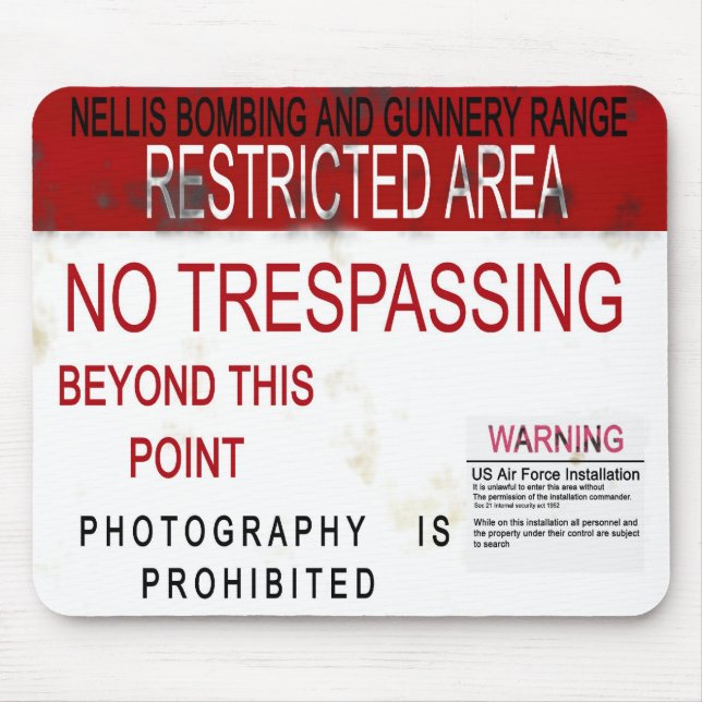 Tapis De Souris Secteur 51 Mousepad (Devant)