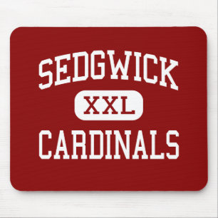 Tapis De Souris Sedgwick - cardinaux - haut - Sedgwick le Kansas