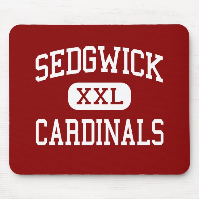 Tapis De Souris Sedgwick - cardinaux - haut - Sedgwick le Kansas (Devant)