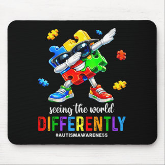 Tapis De Souris Seeing The World Differently Autism Awareness
