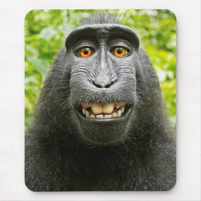 Tapis De Souris Selfie singe (Devant)
