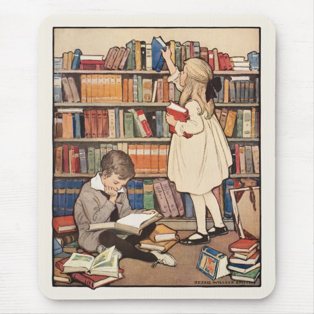 Tapis De Souris Semaine du livre pour enfants par Jessie Willcox S (Devant)