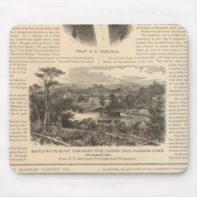 Tapis De Souris Séminaire sur la musique Maplewood pour dames (Devant)