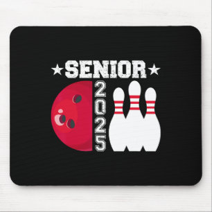 Tapis De Souris Senior 2025 Bowling Player Cl Of 2025 Graduation S