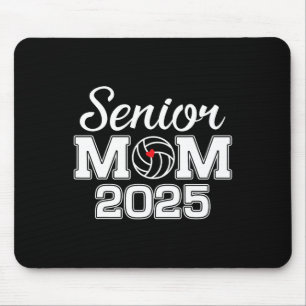 Tapis De Souris Senior Mom Cl Of 2025 Volleyball Mom Graduation Se