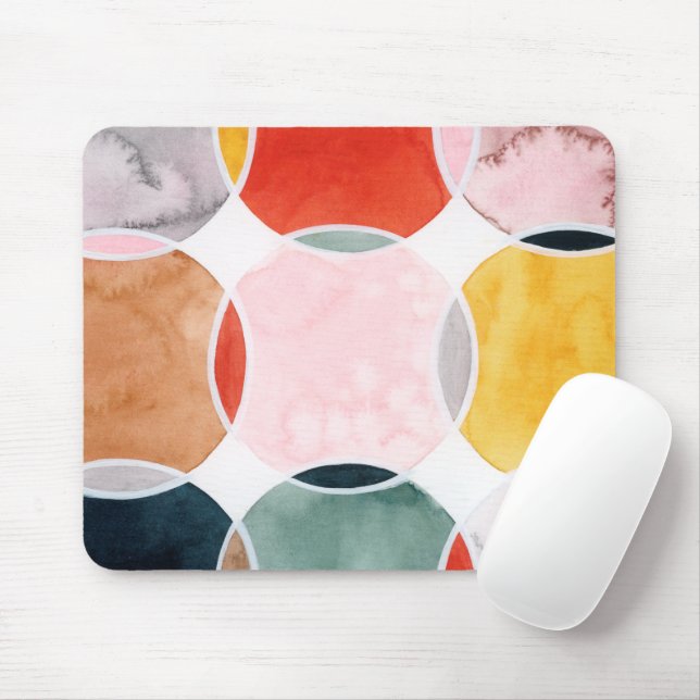Tapis De Souris Sensal - Motif circulaire (Avec souris)