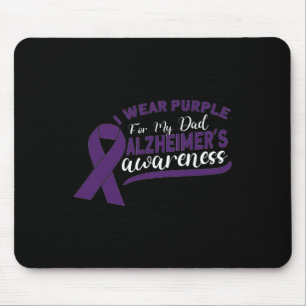 Tapis De Souris Sensibilisation à la maladie d'Heimerheimer Démenc