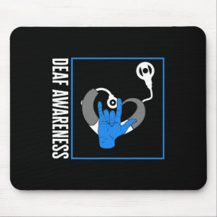 Tapis De Souris Sensibilisation à la perte auditive Implant cochlé