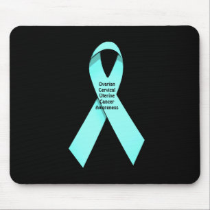 Tapis De Souris Sensibilisation au cancer de l'ovaire Mousepad