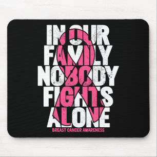Tapis De Souris Sensibilisation au cancer du sein de la famille Pi