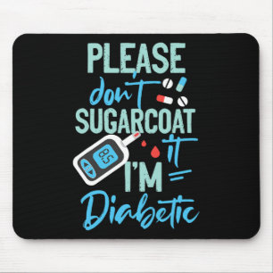 Tapis De Souris Sensibilisation au diabète de type 1 S'il vous pla