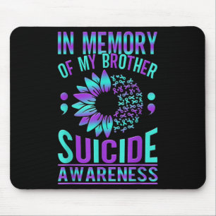Tapis De Souris Sensibilisation au suicide Prévention du suicide S