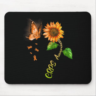 Tapis De Souris Sensibilisation aux cultures de tournesol papillon