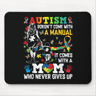 Tapis De Souris Sensibilisation sur l'autisme 2024 Ne Pas Venir Av