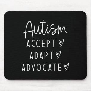 Tapis De Souris Sensibilisation sur l'autisme Autisme Accepter Ada