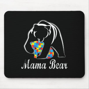 Tapis De Souris Sensibilisation sur l'autisme Mama Soutien aux our