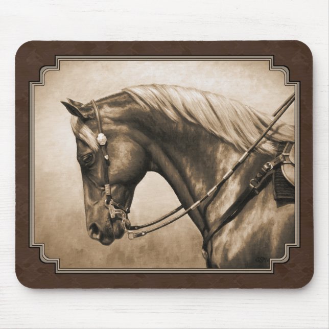 Tapis De Souris Sepia Brown (Devant)