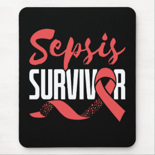 Tapis De Souris Sepsis Survivor Warrior Fighor Awareness Moth