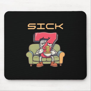 Tapis De Souris Sept Malade 67 Mème Six Sept 1 