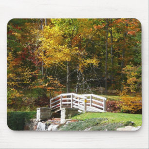 Tapis De Souris Sept Ponts de Printemps I Paysage d'Automne
