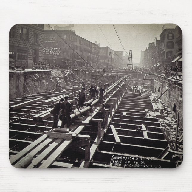 Tapis De Souris Septième avenue et 24-25ème souterrain de rues (Devant)