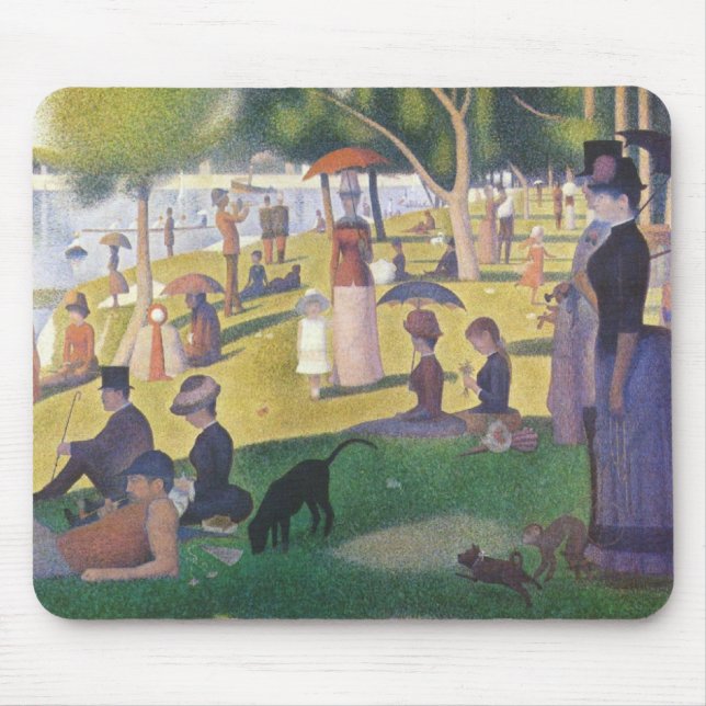 Tapis De Souris Seraut "dimanche après-midi sur l'île " (Devant)