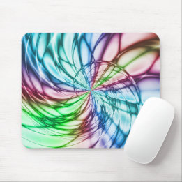 Tapis De Souris Serendipité | Multicolor Fractal Art