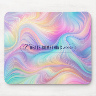 Tapis De Souris Sérénissime Panier de souris Pastel Abstrait avec 