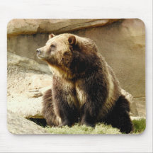 Série animale de Mousepad - ours gris