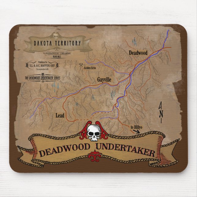 Tapis De Souris Série d'entreprises Deadwood Souris Pad (Devant)