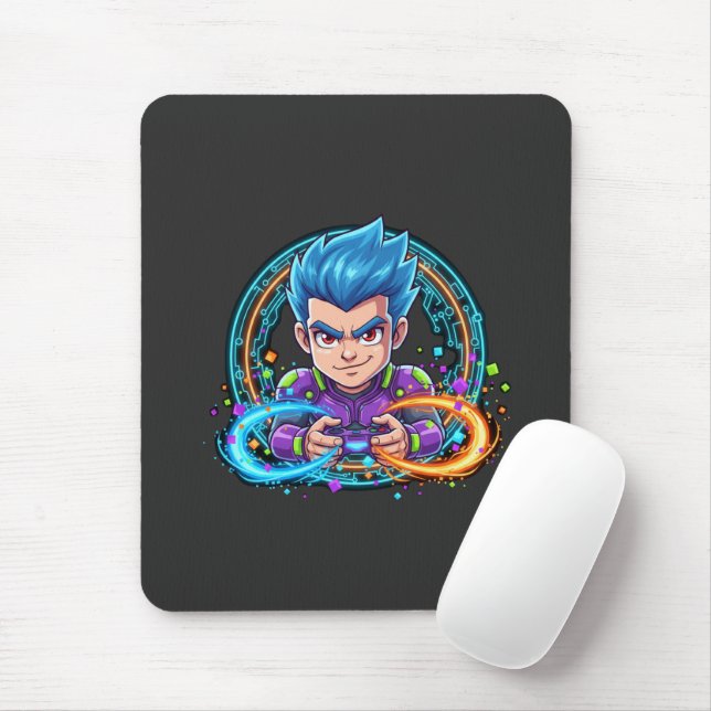 Tapis De Souris Serious About Funny Gaming  (Avec souris)