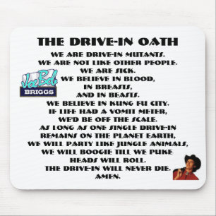 Tapis De Souris Serment drive-in Mousepad