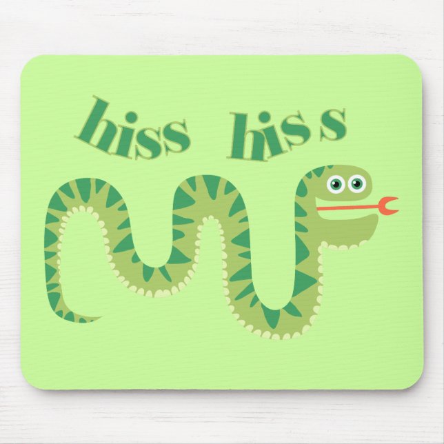 Tapis De Souris Serpent de sifflement de sifflement (Devant)