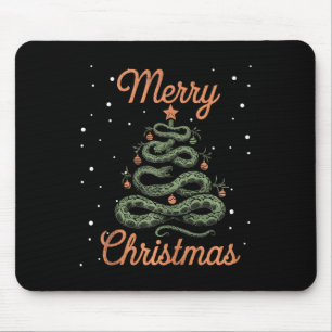 Tapis De Souris Serpent Noël Arbre de Noël Joyeux Christ