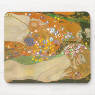 Tapis De Souris Serpents d'eau II de Gustav Klimt, Art nouveau