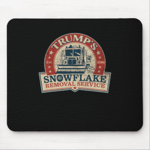 Tapis De Souris Service de Déneigement de Flocon de Trump Drôle Do