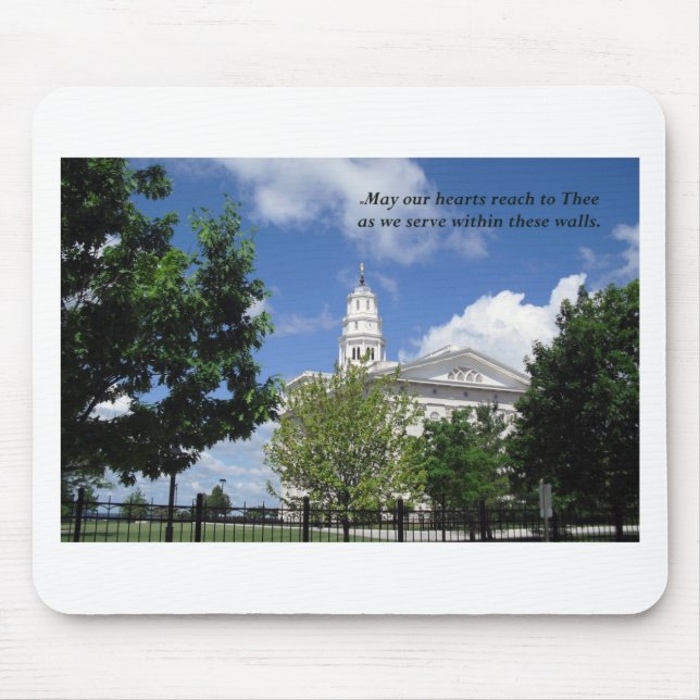 Tapis De Souris Service de temple de Nauvoo (Devant)