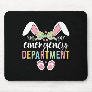 Tapis De Souris Service D'Urgence Bunny Salle D'Urgence Er Infirmi