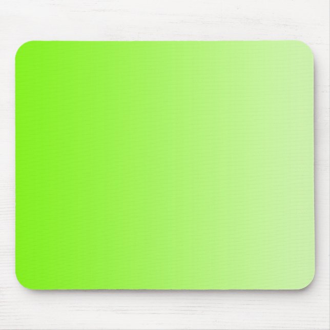 Tapis De Souris SEULEMENT gradients de COULEUR - vert de néon (Devant)