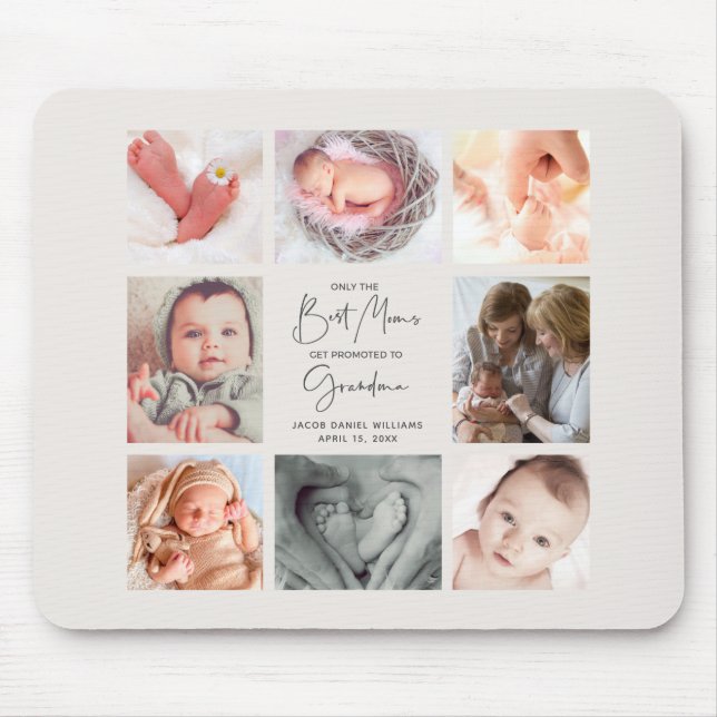 Tapis De Souris Seules les meilleures mamans sont promues à grand- (Devant)