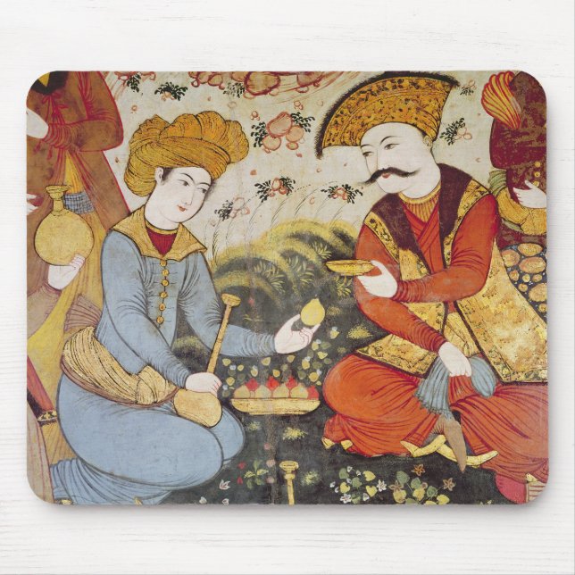 Tapis De Souris Shah Abbas I et un courtisan (Devant)