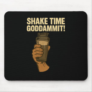 Tapis De Souris Shake Time - Funny Bodybuilding Gym - Protein Shak