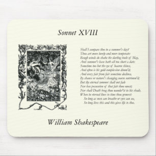 Tapis De Souris Shakespeare Sonnet # 18