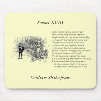 Tapis De Souris Shakespeare Sonnet # 18