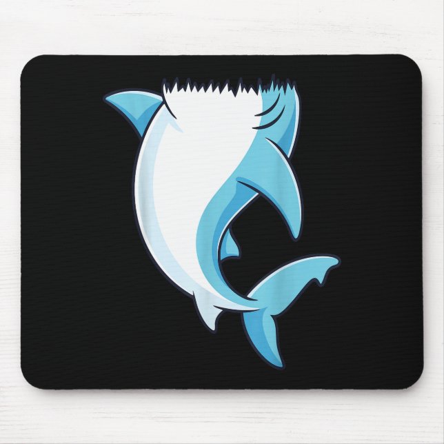Tapis De Souris Shark Shirt Adult Kids Men Women Shark Costume  (Devant)